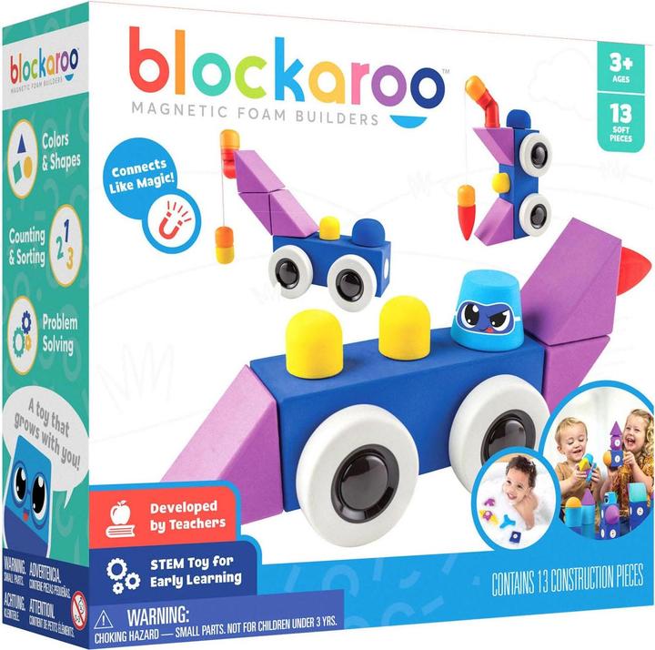 Produktbild NoName Blockaroo Magnetschaumblöcke - Fahrzeuge