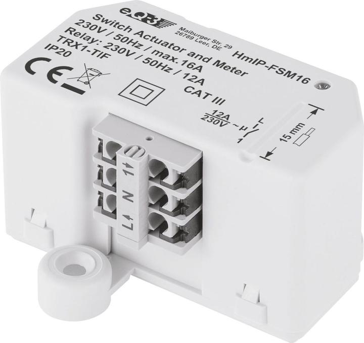 Produktbild Homematic IP Schalt-Mess-Aktor,16 A,Unterputz (Schaltaktor)