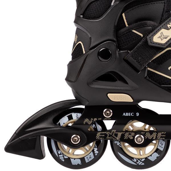 Actual product image Nils Inline skates Extreme NA14174 black-sand color - PU70 mm/82A (S 31-34) (32)