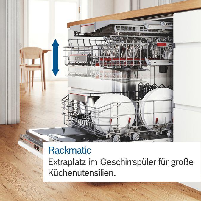 Immagine prodotto Bosch Hausgeräte Bosch Serie 4, Lavastoviglie semi-integrata, 60 cm, acciaio inox, SMI4HUS01D