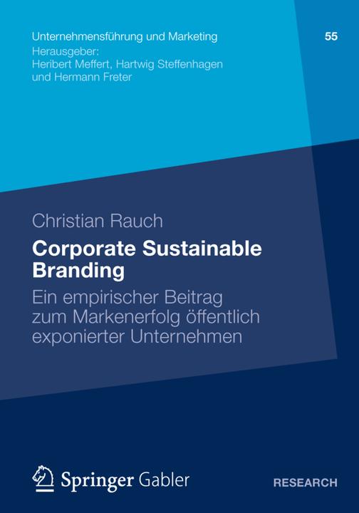 Actual product image Corporate Sustainable Branding (Christian Rauch, 2012)