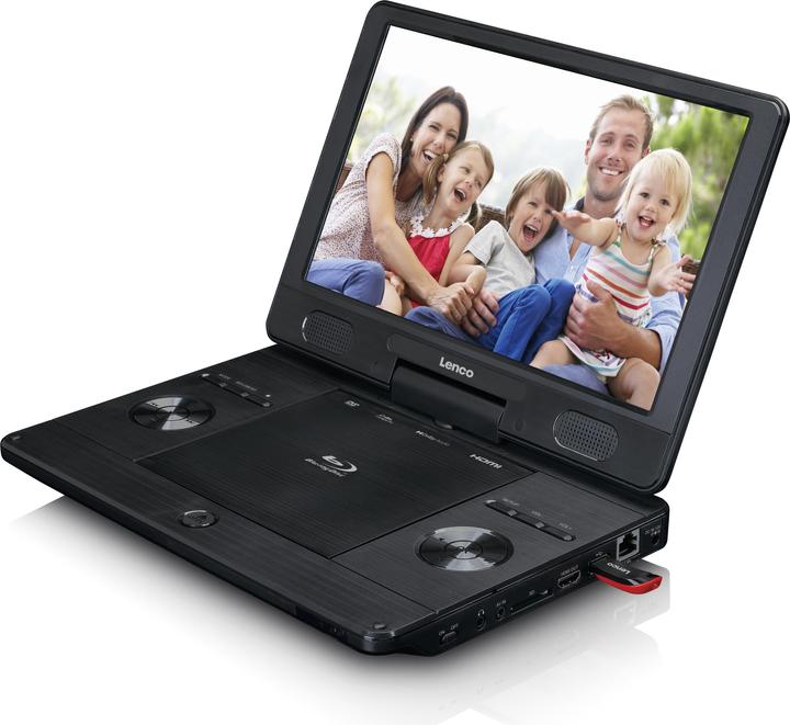 Produktbild Lenco BRP-1150BK Tragbarer Blu-ray - DVD-Player (Tragbarer Blu-ray Player, Tragbarer DVD-Player)