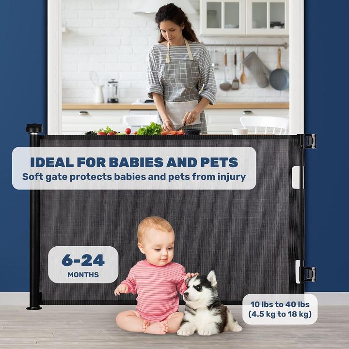 Produktbild HollyHome Treppen- und Türschutzgitter für Babys und Haustiere