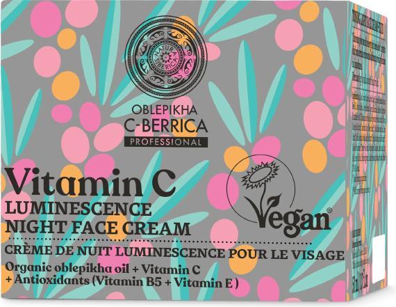 Immagine prodotto Natura Siberica C-BERRICA Crema Viso Notte Luminescenza 50ml (50 ml, Crema notte)