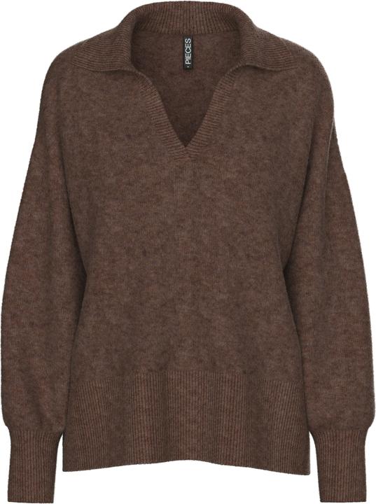 Pieces Pcmalou Ls Polo Knit Noos Bc (S)