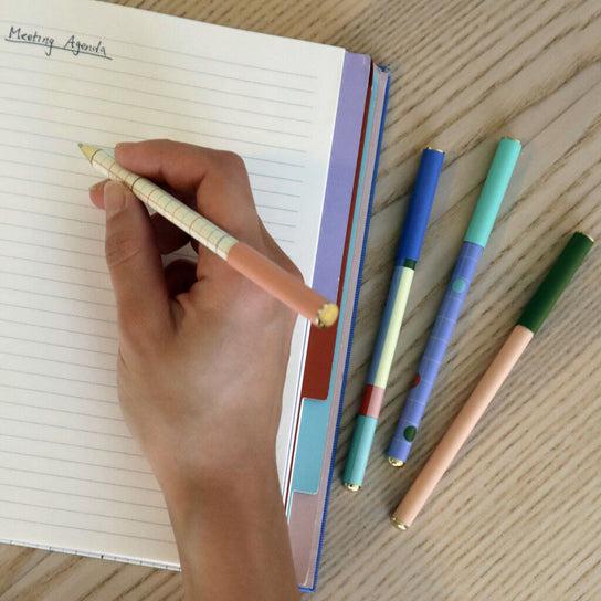 Produktbild Kikkerland Set Of 4 Pens (Mehrfarbig, 4 x)