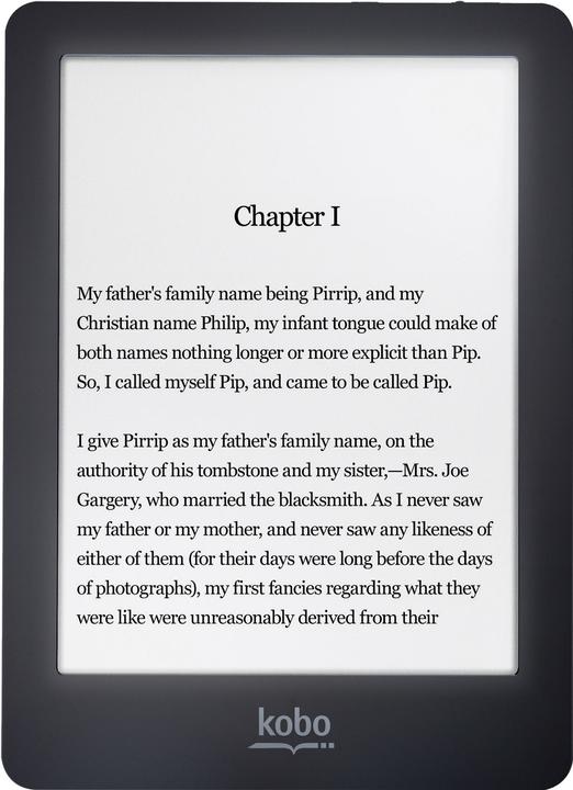 Produktbild Kobo Glo (6", 2 GB, Black, Schwarz)