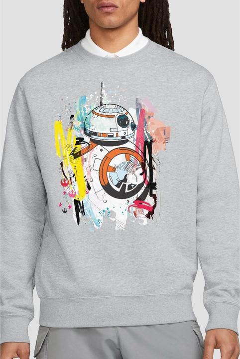Actual product image Star Wars Unisex Adult BB-8 Abstract Sweatshirt (XL)