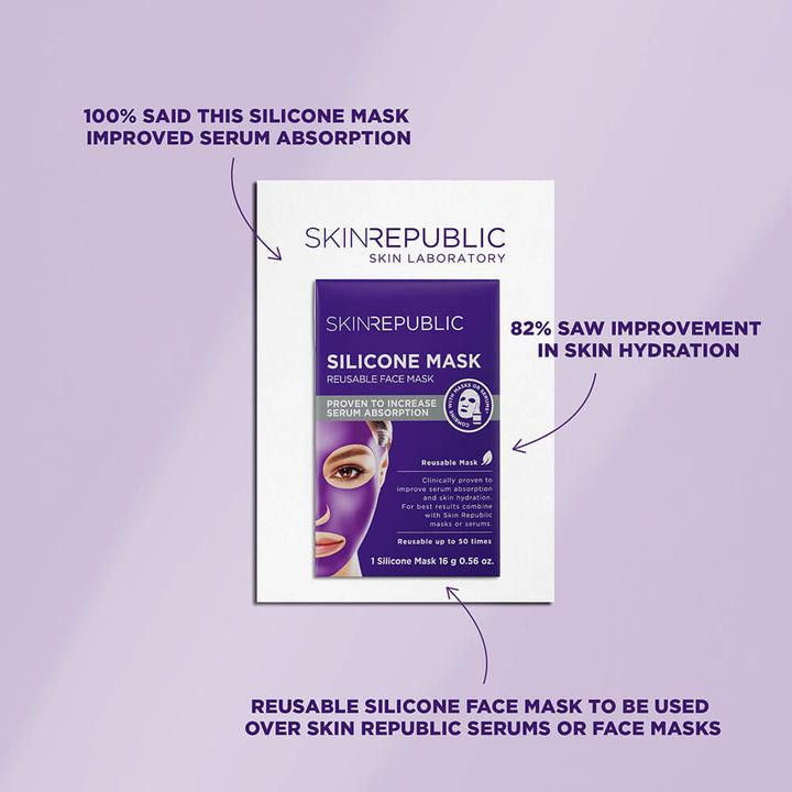 Actual product image Skin Republic silicone mask