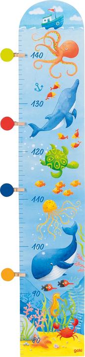 Actual product image Goki Measuring stick Mr Whale and the sea