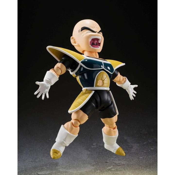 Actual product image Bandai AF Dragon Ball Z Krillin Battle SHF 12cm