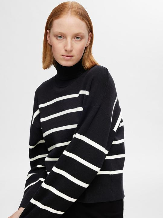 Actual product image Selected Femme Slfkamma Ls Knit Roll Neck Noos (L)