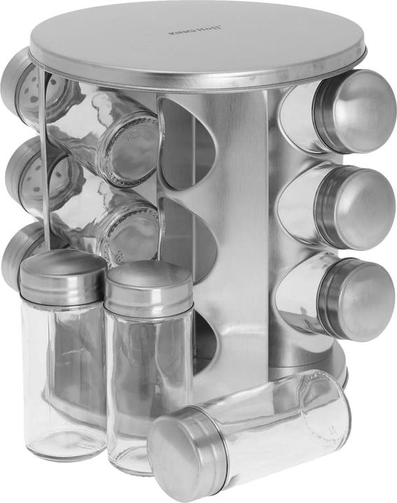 Image du produit Kinghoff Porte-épices avec récipients pour épices, 13 pcs.