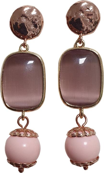 L'Officiel Orecchino a buco rosa