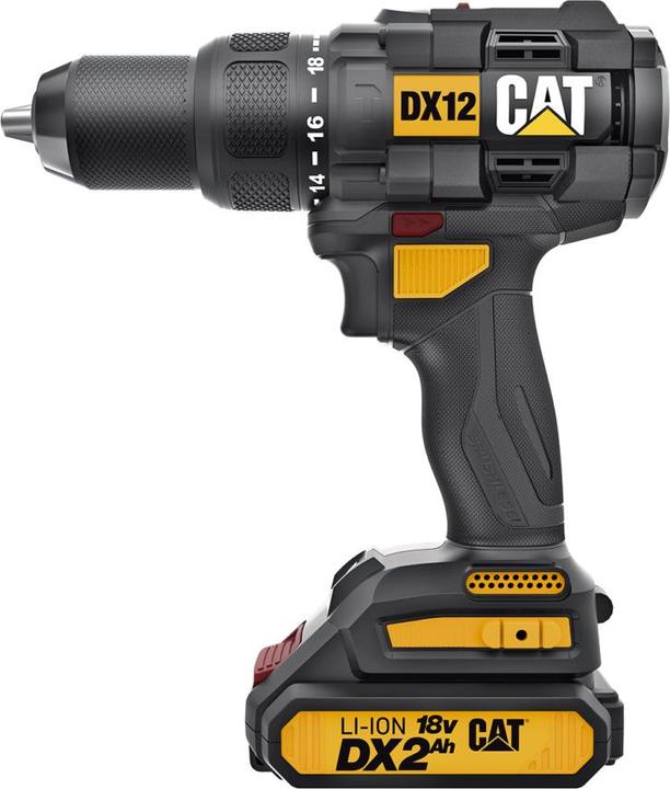 Cat DX12 drill 2000 RPM Black (Rechargeable battery operated)