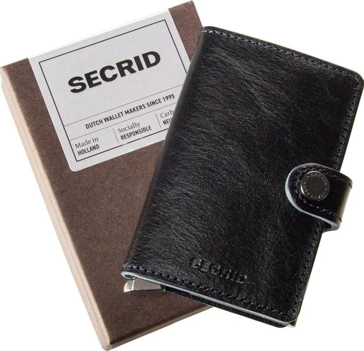 Actual product image Secrid Premium mini wallet Basco navy