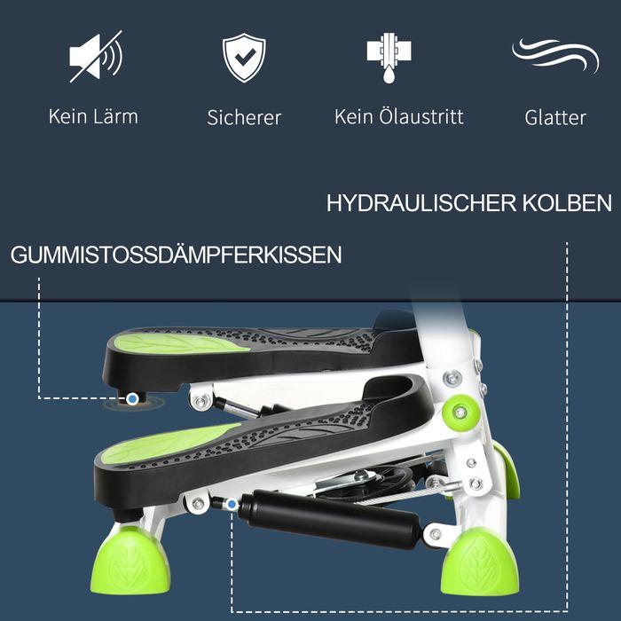 Produktbild Swisshandel24 Stepper Fitness Swing Stepper inkl. LCD Bildschirm & Handgriff