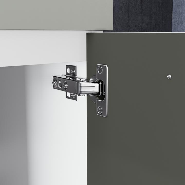 Produktbild SONNI Badezimmerschrank, Hochschrank, schmal weiss, Hochglanz 30 cm, breit hängend