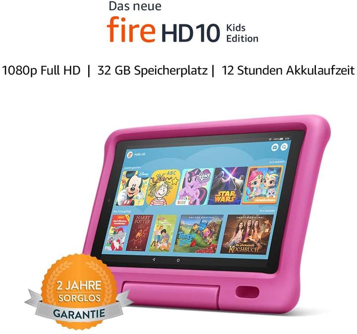 Produktbild Amazon Fire HD 10 Kids Edition (10.10", 32 GB, Pink)