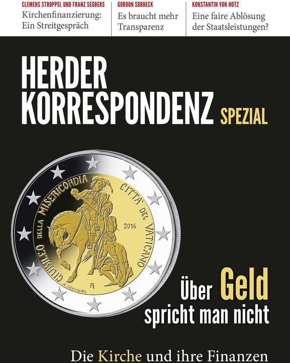 Produktbild Über Geld spricht man nicht (Deutsch, Martin M. Lintner, Thomas Schüller, Ursula Nothelle-Wildfeuer, Elisa Klapheck, Herder Korrespondenz, 2023)