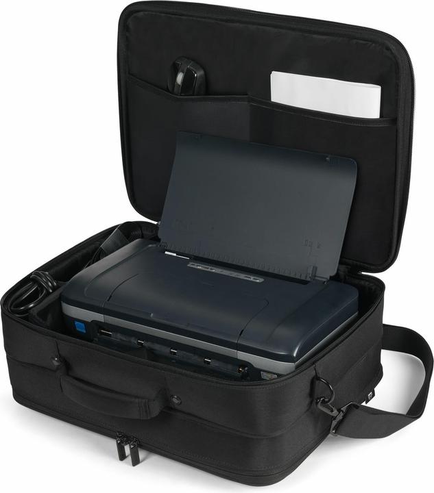 Actual product image Dicota Multi Twin Eco CORE Clamshell 14"-16" black (16", Universal)