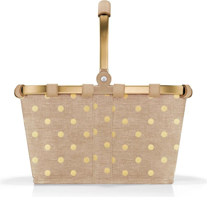 Produktbild reisenthel carrybag XS frame metallic dots coffee