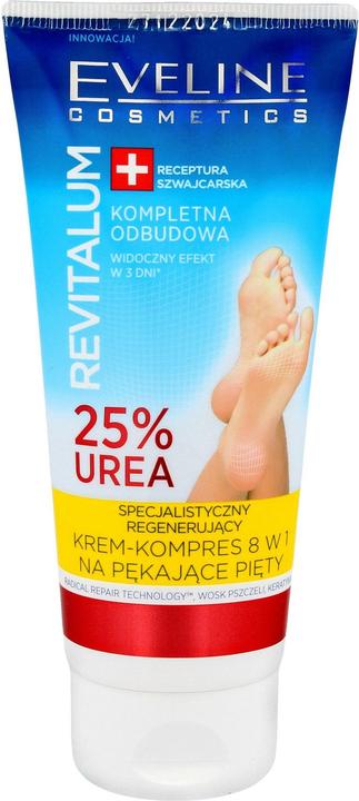Immagine prodotto Eveline Revitallum crema completa di restauro-compressione 8in1 per talloni screpolati 100ml (Deodorante per piedi e polvere, 100 ml)
