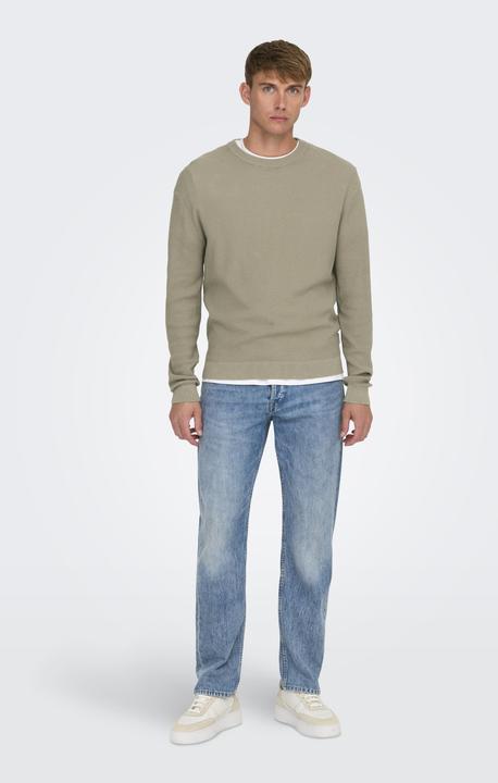 Immagine prodotto Only & Sons Onstony Ds 12 Ls Waffle Crew Knit Noos (XS)