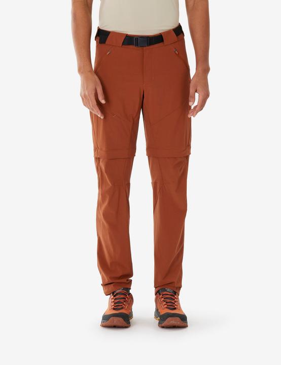 Quechua Zip-Off-Hose Herren Wandern - MH500 braun