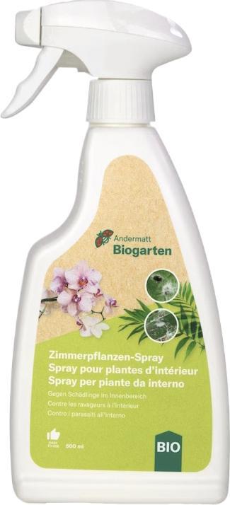 Andermatt Biogarten Zimmerpflanzen-Spray (Blattläuse, Spinnmilben, Weissen Fliegen, Wollläuse, Schildläuse, Zikaden und Blattwanzen)