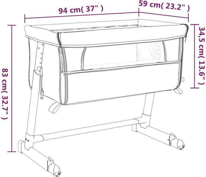 Image du produit VidaXL Babybett (85 x 49 cm)