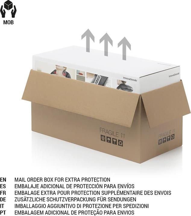 Immagine prodotto InnovaGoods Barbecue a carbone senza fumo portatile CleanQ