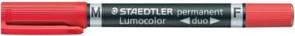 Actual product image Staedtler Lumocolor DUO 348 (Red, 0.60 mm, 10 x)