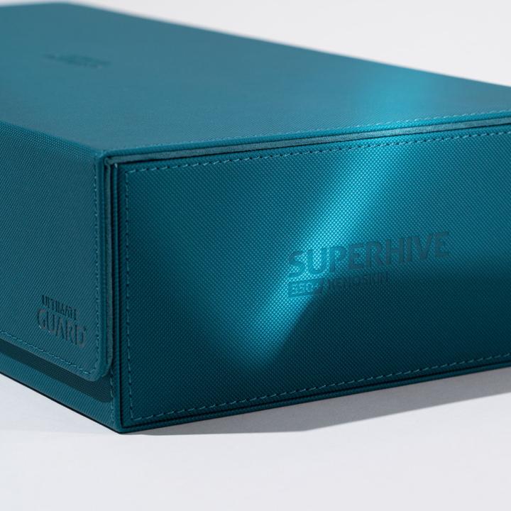 Produktbild Ultimate Guard Kartenbox XenoSkin Superhive 550+ Petrolblau