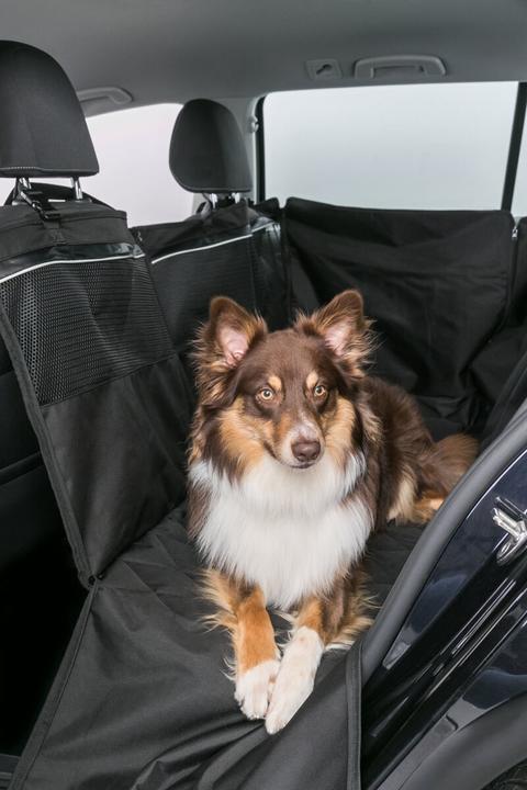 Produktbild Trixie Auto-Schondecke Mit Seitenteilen, 1.55 x 1.30 m, schwarz (Hund, Waschbar)