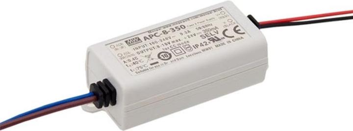 Produktbild MeanWell LED-TREIBER - KONSTANTSTROM - 1 AUSGANG - 350 mA - 8.05 W