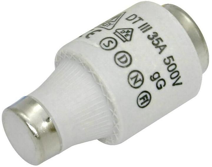 Schurter Fusible DTIII 35A à action retardée Pack a 5 Stk (Fusible diazé, 35 A, Paresseux)