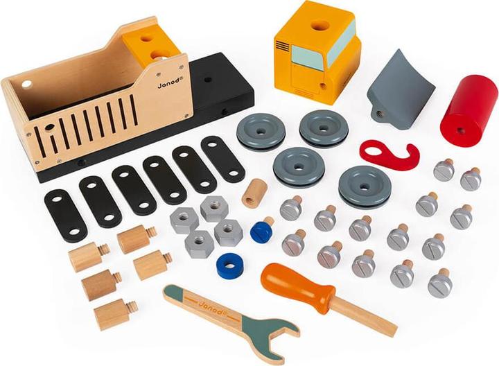 Actual product image Janod Brico'Kids Konstruktions Truck