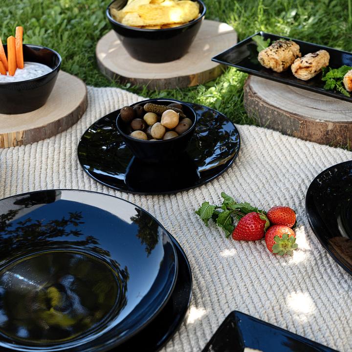 Produktbild Quid Schale Select Basic Schwarz Melamine 25 x 18 cm (24 Stück) (25 x 18 cm)