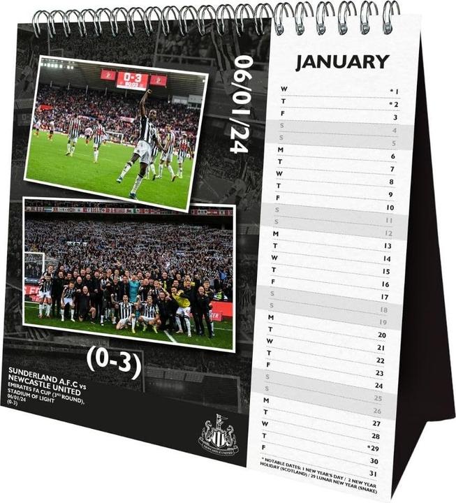 Image du produit Newcastle United FC - Calendrier de bureau MEMORABLE MOMENTS