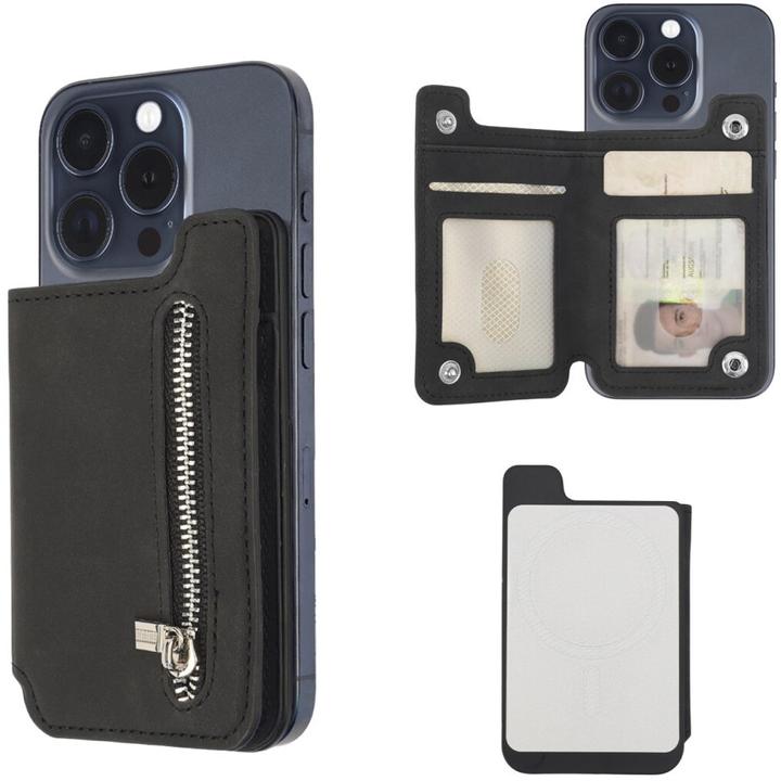 Actual product image 4smarts Magnet Wallet Compact Caddy (Apple iPhone 13 Pro Max, Apple iPhone 15 Pro, Apple iPhone 14 Pro Max, Apple iPhone 12 Pro Max, Apple iPhone 15 Pro Max)