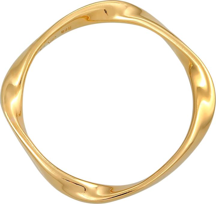 Actual product image Elli Ring Band Ring Turned Stacking Ring Basic 925 Silver (54, 925 Silver)