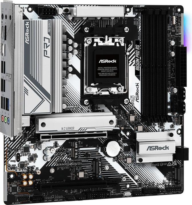 AsRock B650M Pro RS (AM5, AMD B650, mATX)