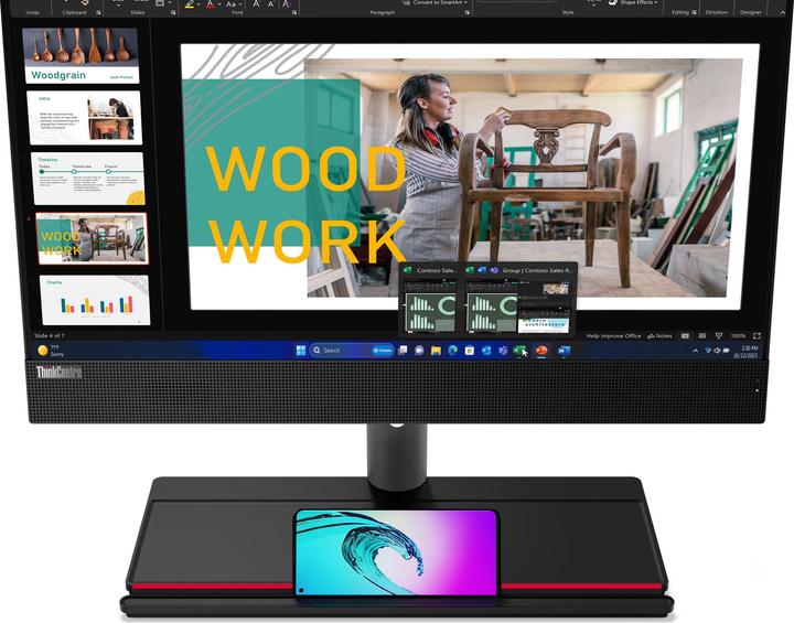 Image du produit Lenovo ThinkCentre M90a Gen 5 AIO (Intel Core i7-14700, 32 Go, 1000 Go)