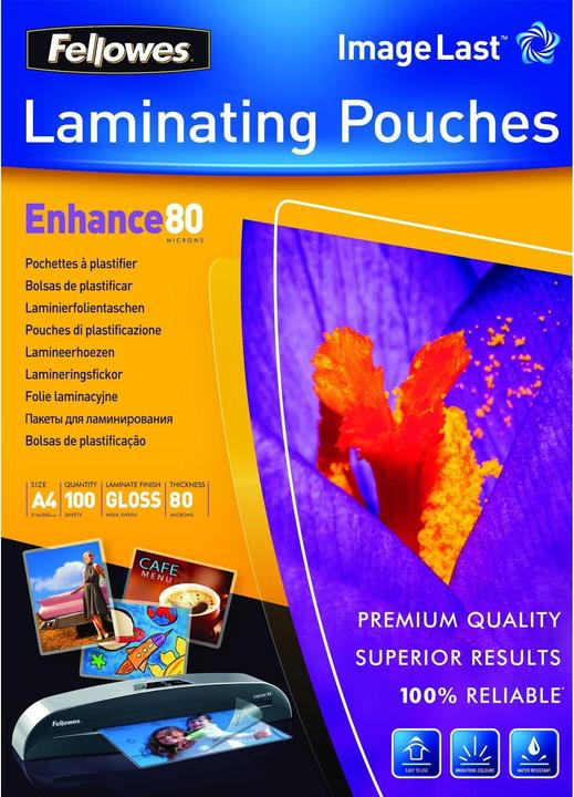 Fellowes Enhance 80 (A4, 100 Stück, 80 µm)