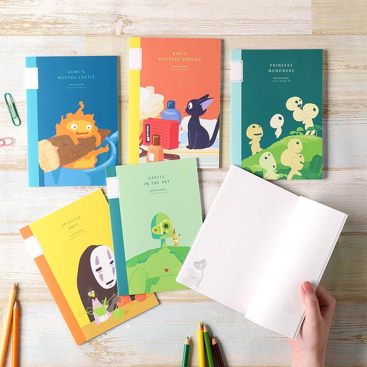 Produktbild Prinzessin Mononoke B6 Notizbuch Kodama Grafik (B6, Kariert)