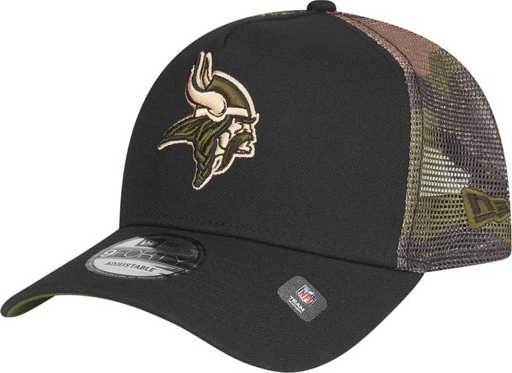 Actual product image New Era Snapback Trucker Cap - Minnesota Vikings wood camo (One size)