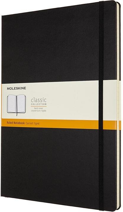 Moleskine Notizbuch klassisch (A4, Liniert, Harter Einband)