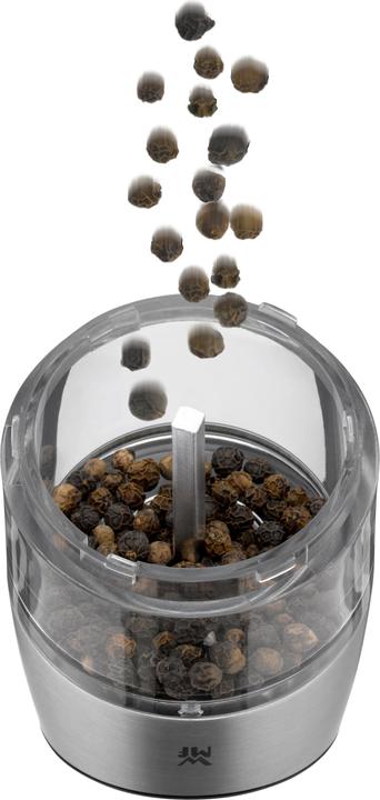 Produktbild WMF Elektrische Mühle 20cm Salz und Pfeffermühle Keramikmahlwerk Glas (Chili, Pfeffer, Salz)