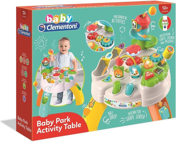 Image du produit Clementoni Baby Park Table d'activités, 1 yr(s), Sounding, Multicolore